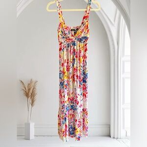 COSABELLA Floral‎ Maxi Dress Built in Bra Lounge Sleep S